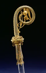 Kruisstafkop: Sint Michaël en de draak, 1210-25